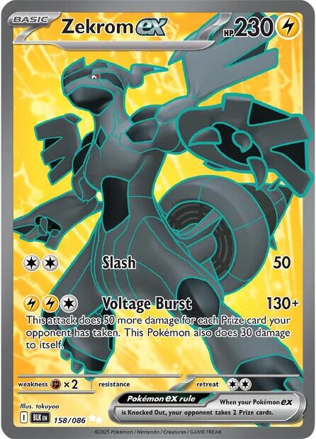 Zekrom ex (158/086) [Scarlet & Violet: Black Bolt] | I Want That Stuff Brandon