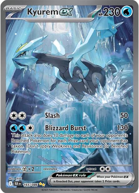 Kyurem ex (165/086) [Scarlet & Violet: Black Bolt] | I Want That Stuff Brandon