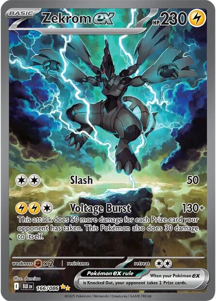 Zekrom ex (166/086) [Scarlet & Violet: Black Bolt] | I Want That Stuff Brandon