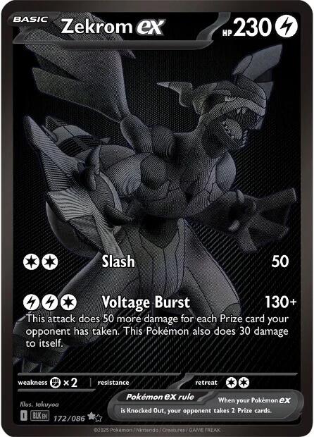 Zekrom ex (172/086) [Scarlet & Violet: Black Bolt] | I Want That Stuff Brandon