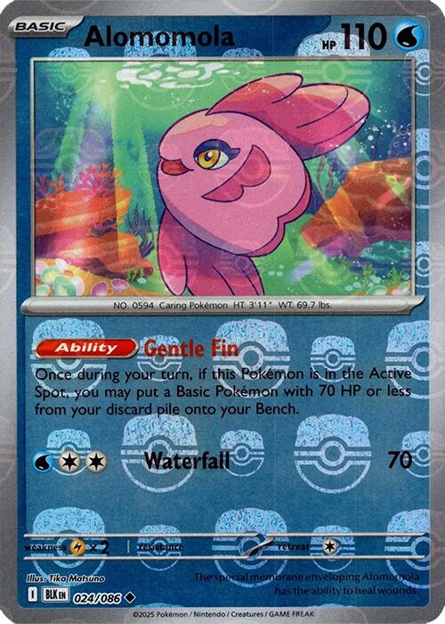 Alomomola (024/086) (Master Ball Pattern) [Scarlet & Violet: Black Bolt] | I Want That Stuff Brandon