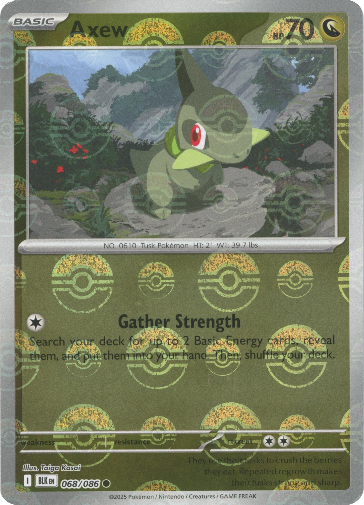 Axew (068/086) (Poke Ball Pattern) [Scarlet & Violet: Black Bolt] | I Want That Stuff Brandon
