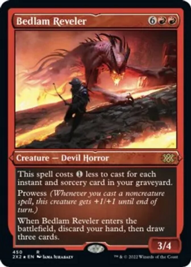 Bedlam Reveler (Foil Etched) [Double Masters 2022] | I Want That Stuff Brandon