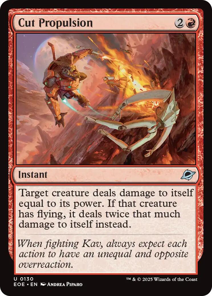 Cut Propulsion [Edge of Eternities] | I Want That Stuff Brandon