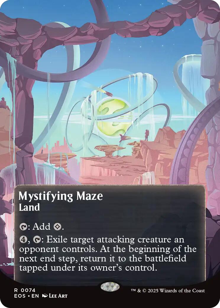 Mystifying Maze (0074) (Borderless) [Edge of Eternities: Stellar Sights] | I Want That Stuff Brandon