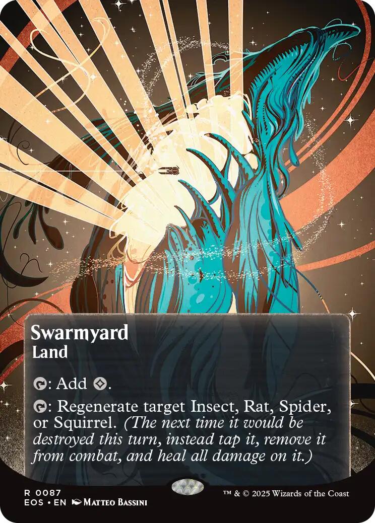 Swarmyard (0087) (Borderless) [Edge of Eternities: Stellar Sights] | I Want That Stuff Brandon