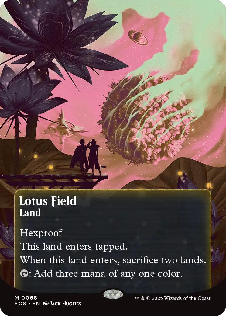 Lotus Field (0068) (Borderless) [Edge of Eternities: Stellar Sights] | I Want That Stuff Brandon