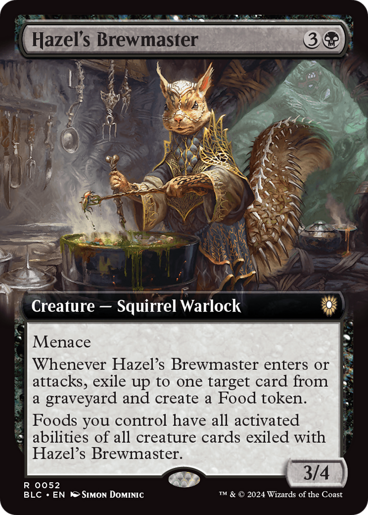 Hazel's Brewmaster (Extended Art) [Bloomburrow Commander] | I Want That Stuff Brandon
