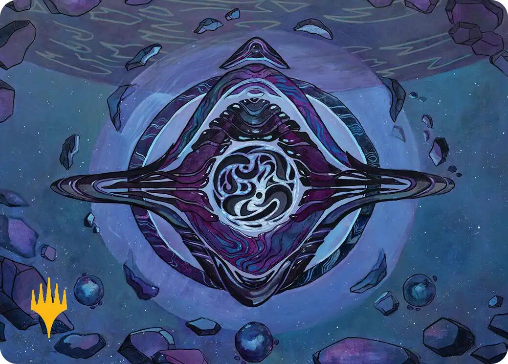 Archenemy's Charm Art Card (Gold-Stamped Planeswalker Symbol) [Edge of Eternities Art Series] | I Want That Stuff Brandon
