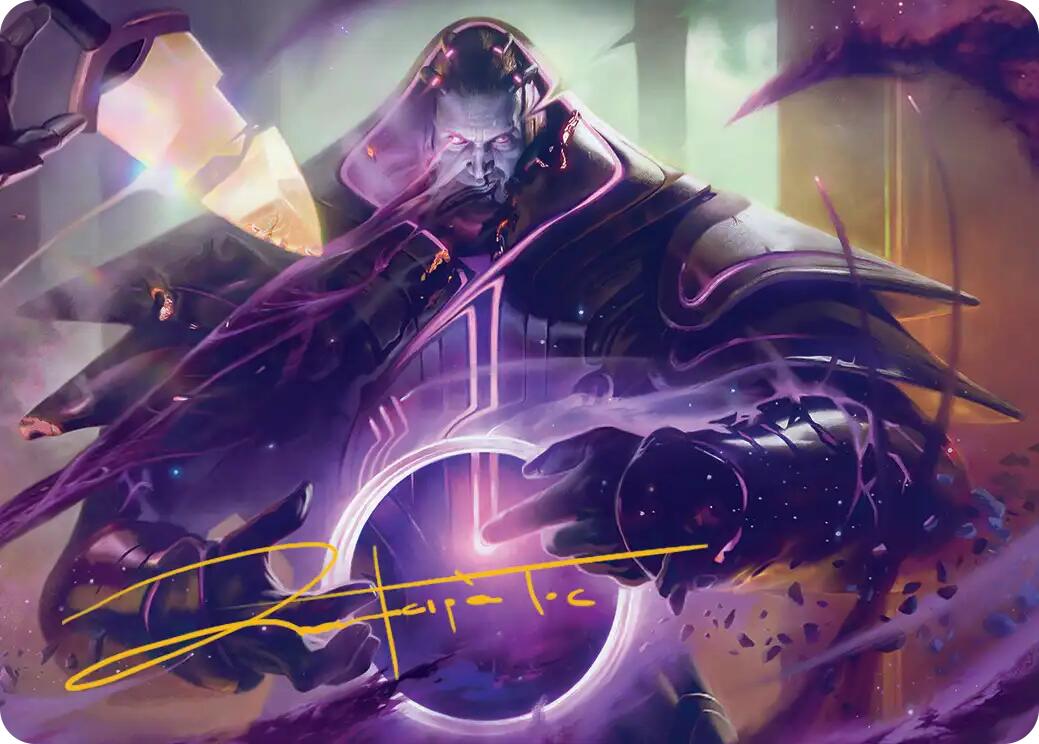 Embrace Oblivion Art Card (Gold-Stamped Signature) [Edge of Eternities Art Series] | I Want That Stuff Brandon