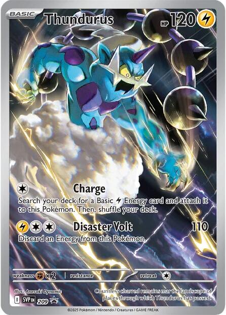 Thundurus (209) [Scarlet & Violet: Black Star Promos] | I Want That Stuff Brandon