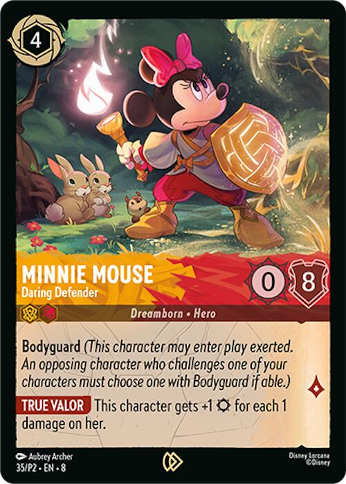 Minnie Mouse - Daring Defender (35) [Promo Cards] | I Want That Stuff Brandon