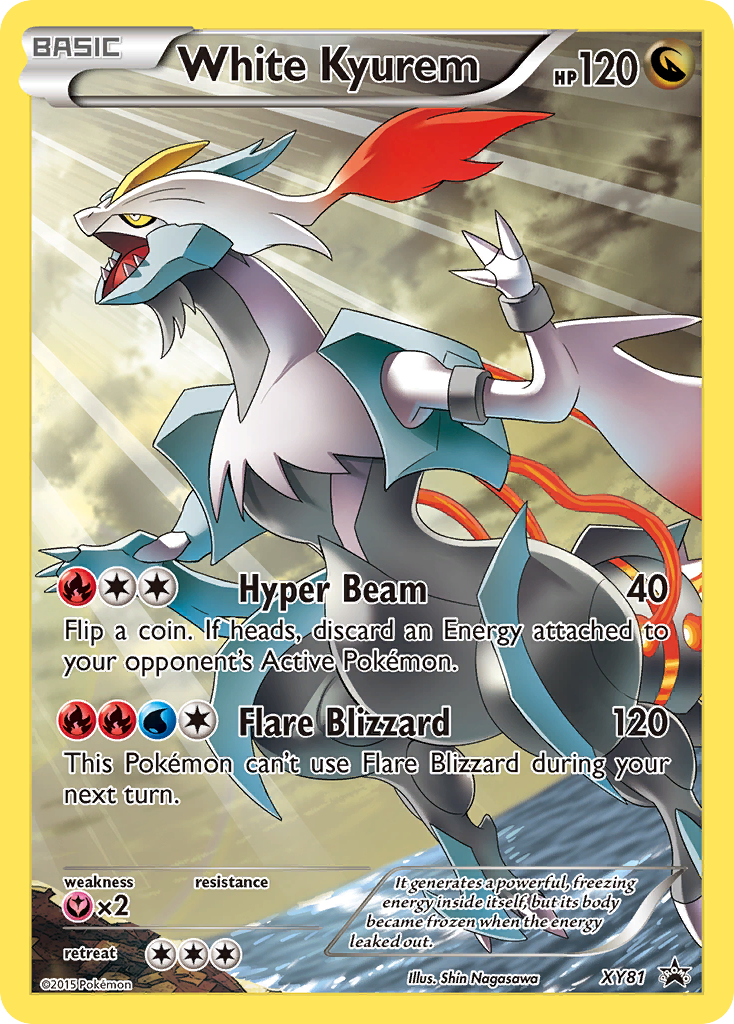 White Kyurem (XY81) (Full Art Promo) [XY: Black Star Promos] | I Want That Stuff Brandon