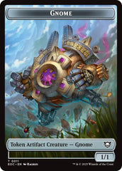 Gnome // Golem (0014) Double-Sided Token [Edge of Eternities Commander Tokens] | I Want That Stuff Brandon