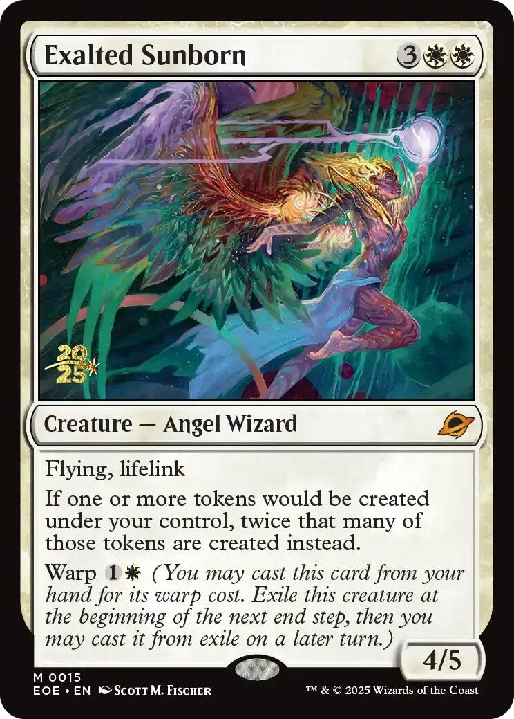 Exalted Sunborn [Edge of Eternities Prerelease Promos] | I Want That Stuff Brandon