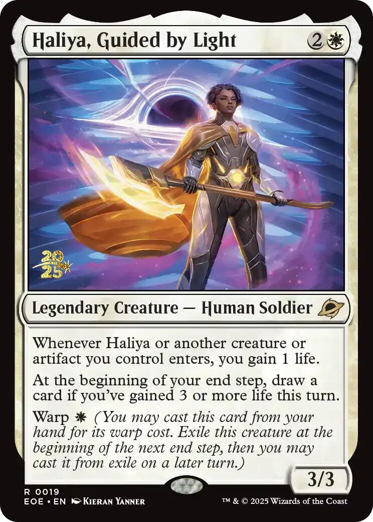 Haliya, Guided by Light [Edge of Eternities Prerelease Promos] | I Want That Stuff Brandon