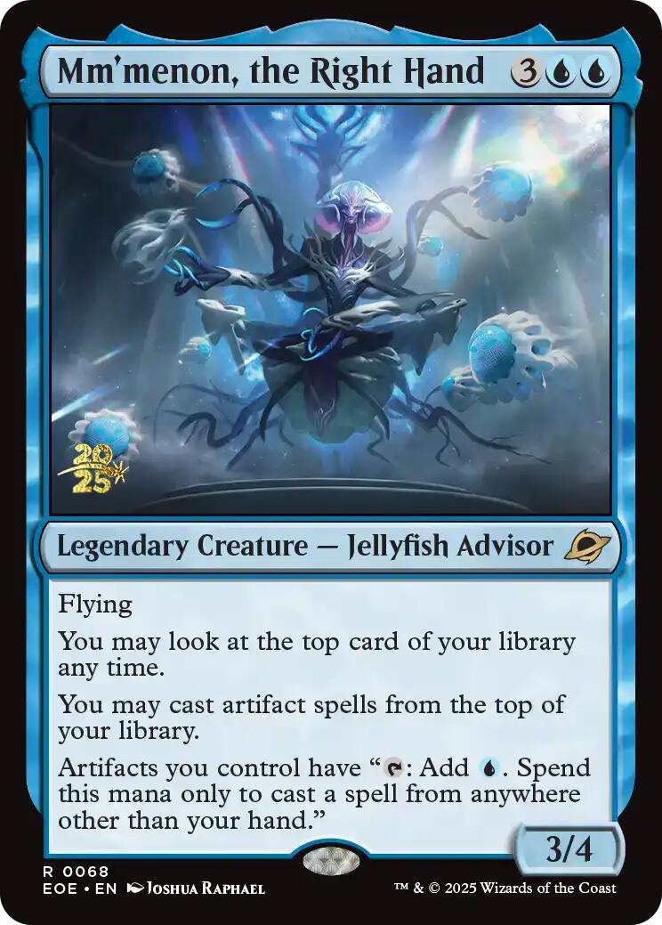 Mm'menon, the Right Hand [Edge of Eternities Prerelease Promos] | I Want That Stuff Brandon