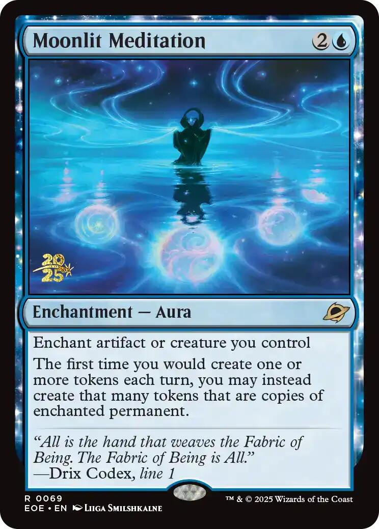 Moonlit Meditation [Edge of Eternities Prerelease Promos] | I Want That Stuff Brandon