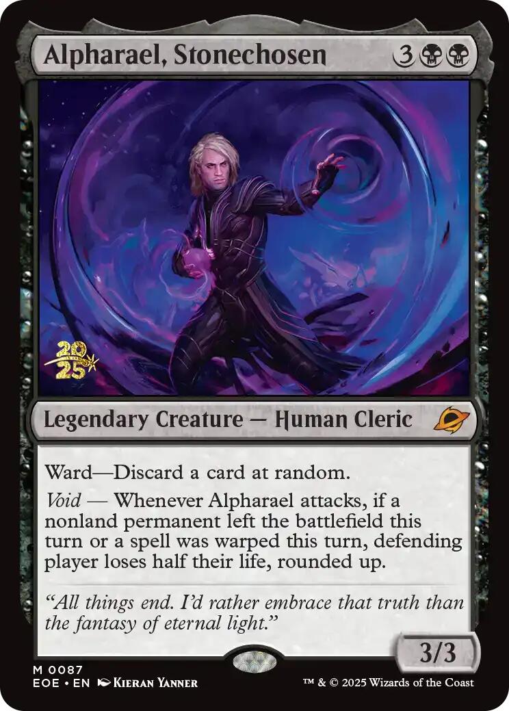 Alpharael, Stonechosen [Edge of Eternities Prerelease Promos] | I Want That Stuff Brandon