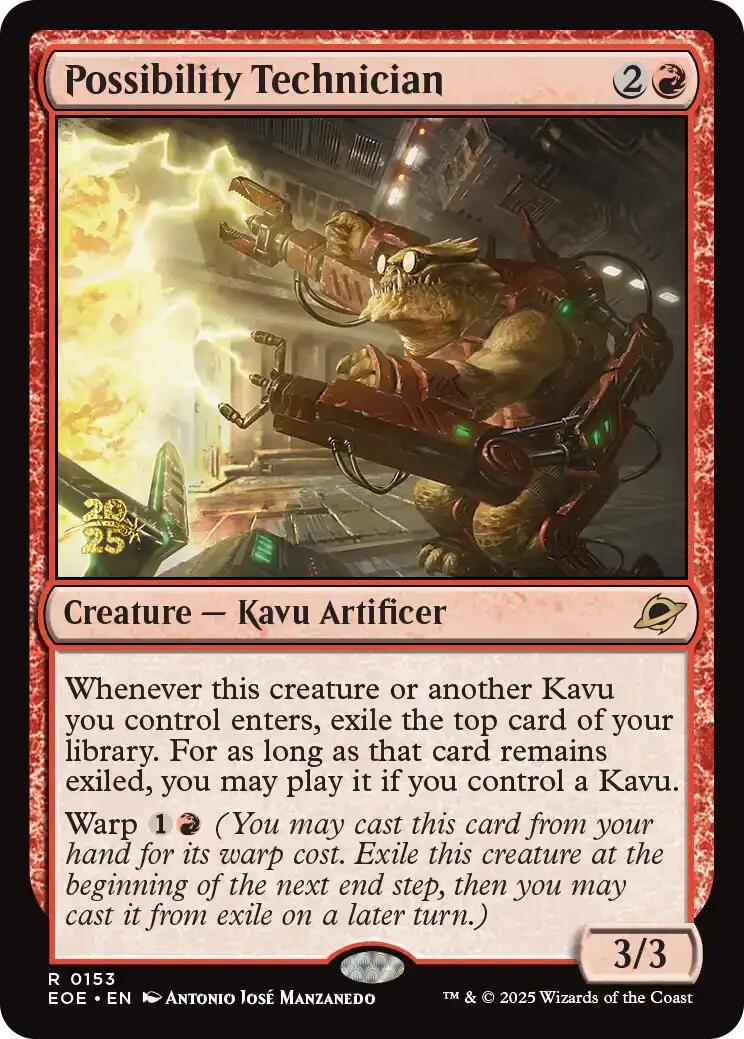 Possibility Technician [Edge of Eternities Prerelease Promos] | I Want That Stuff Brandon