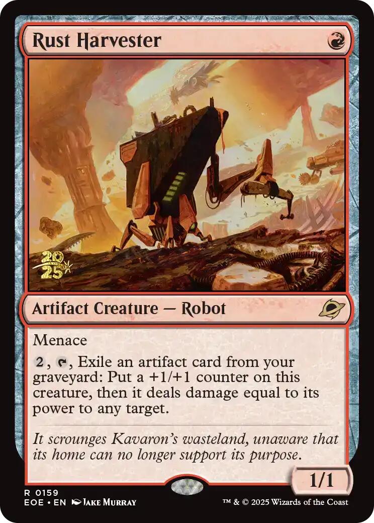 Rust Harvester [Edge of Eternities Prerelease Promos] | I Want That Stuff Brandon