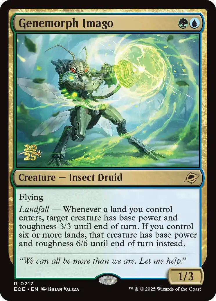 Genemorph Imago [Edge of Eternities Prerelease Promos] | I Want That Stuff Brandon