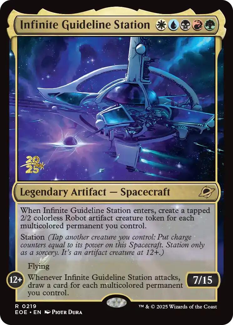 Infinite Guideline Station [Edge of Eternities Prerelease Promos] | I Want That Stuff Brandon