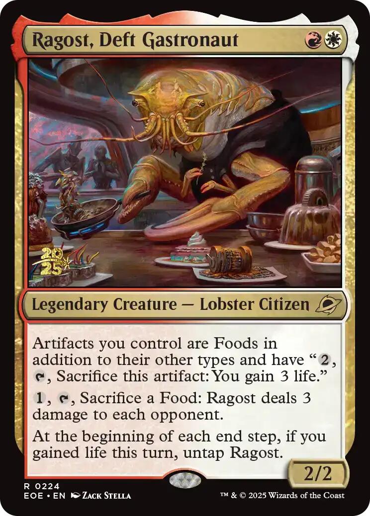 Ragost, Deft Gastronaut [Edge of Eternities Prerelease Promos] | I Want That Stuff Brandon