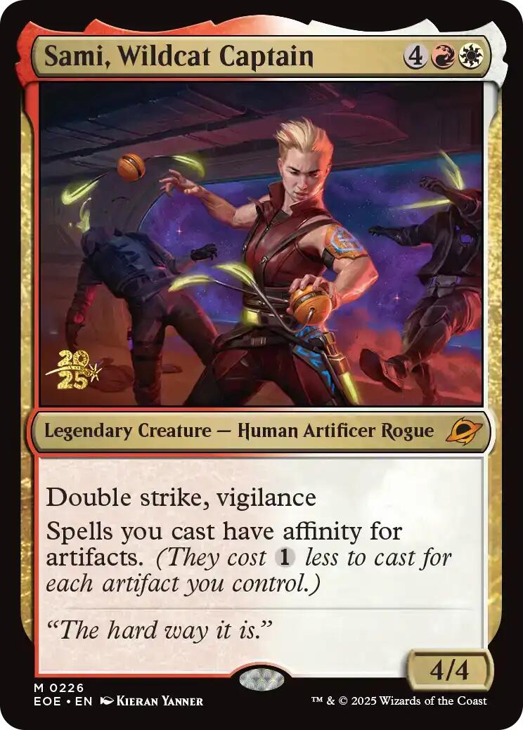 Sami, Wildcat Captain [Edge of Eternities Prerelease Promos] | I Want That Stuff Brandon