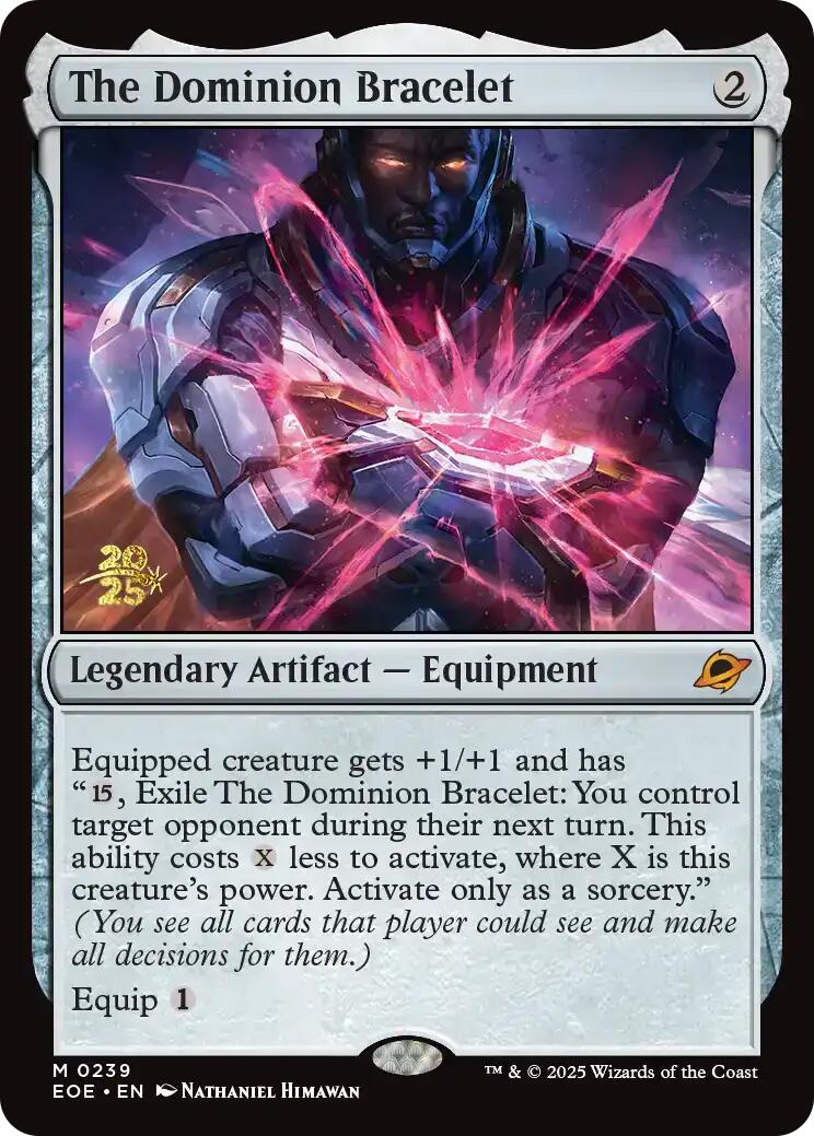 The Dominion Bracelet [Edge of Eternities Prerelease Promos] | I Want That Stuff Brandon