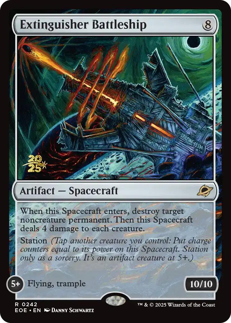 Extinguisher Battleship [Edge of Eternities Prerelease Promos] | I Want That Stuff Brandon