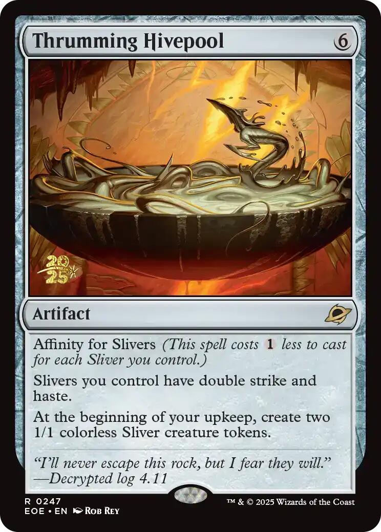 Thrumming Hivepool [Edge of Eternities Prerelease Promos] | I Want That Stuff Brandon