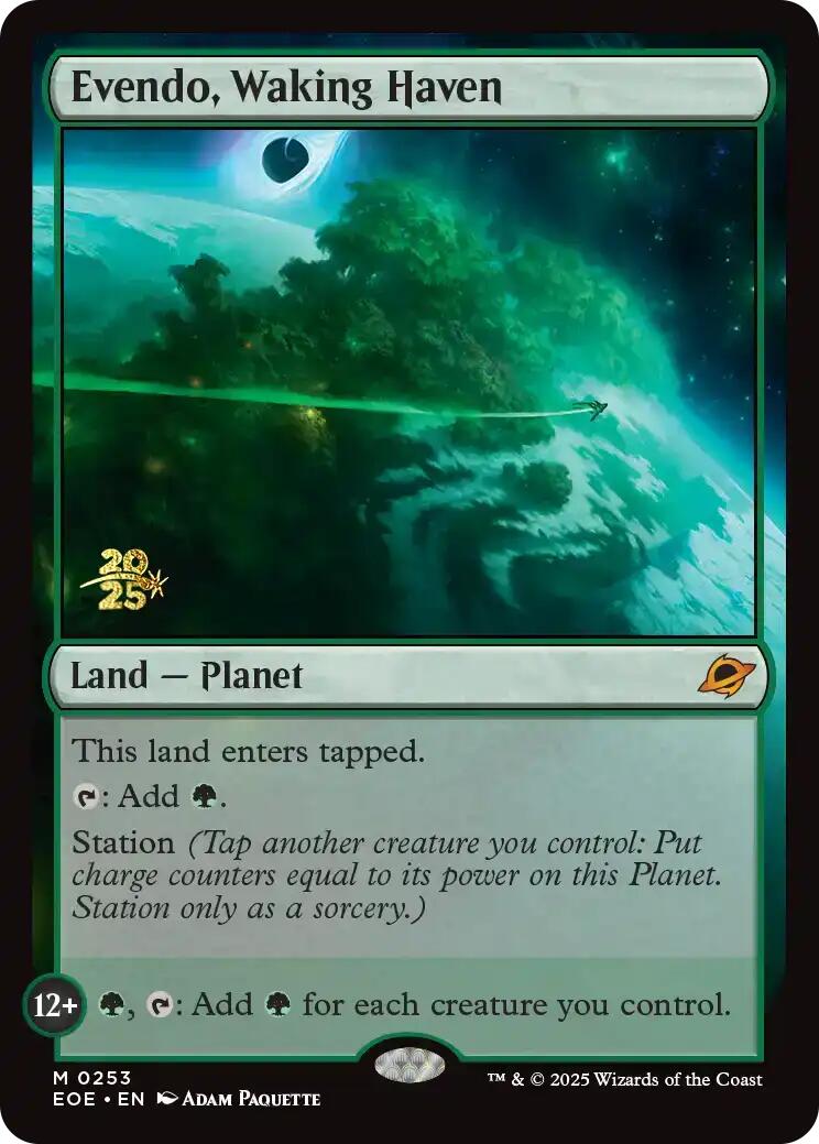 Evendo, Waking Haven [Edge of Eternities Prerelease Promos] | I Want That Stuff Brandon