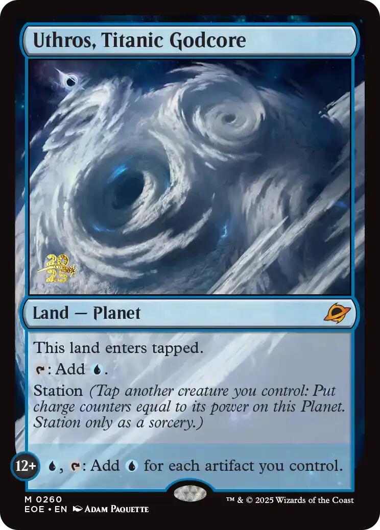 Uthros, Titanic Godcore [Edge of Eternities Prerelease Promos] | I Want That Stuff Brandon
