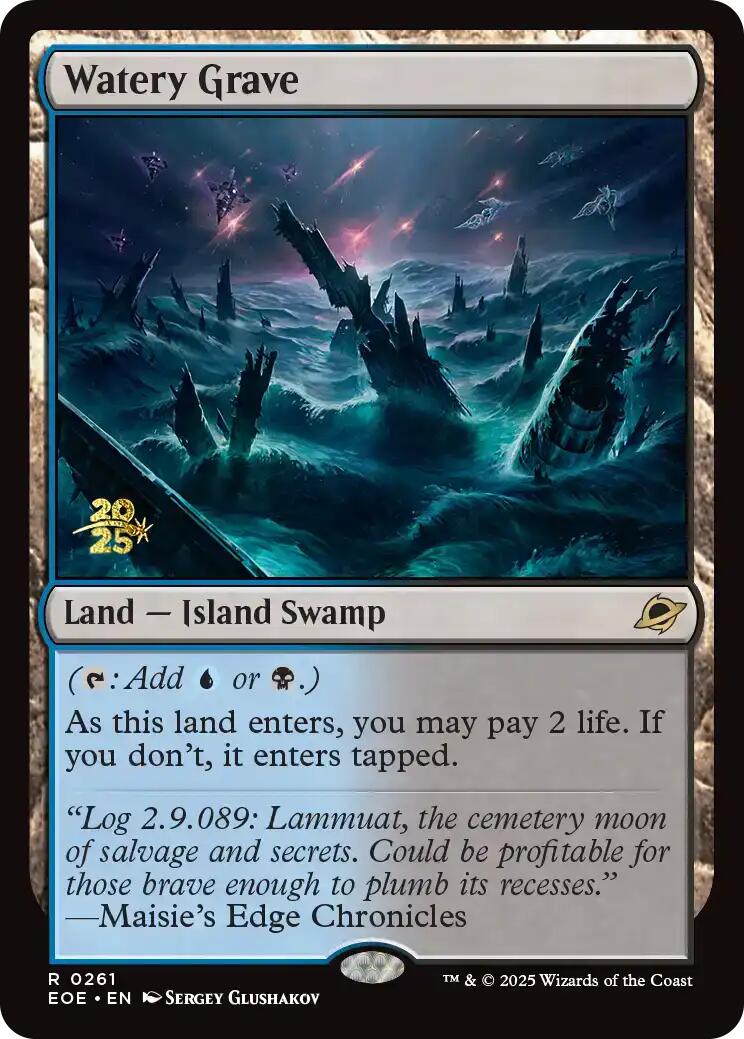 Watery Grave [Edge of Eternities Prerelease Promos] | I Want That Stuff Brandon