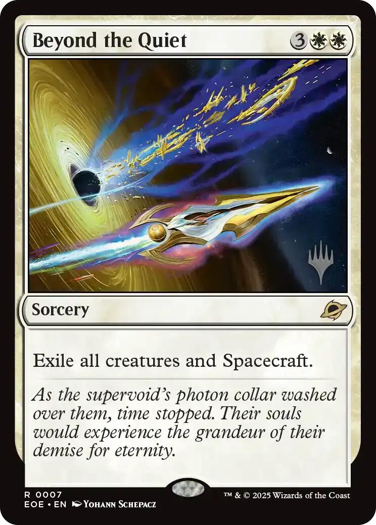 Beyond the Quiet [Edge of Eternities Promo Pack] | I Want That Stuff Brandon