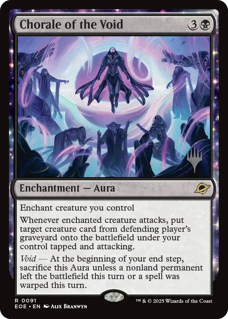 Chorale of the Void [Edge of Eternities Promo Pack] | I Want That Stuff Brandon