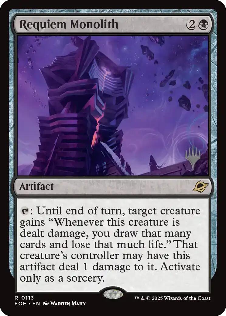 Requiem Monolith [Edge of Eternities Promo Pack] | I Want That Stuff Brandon