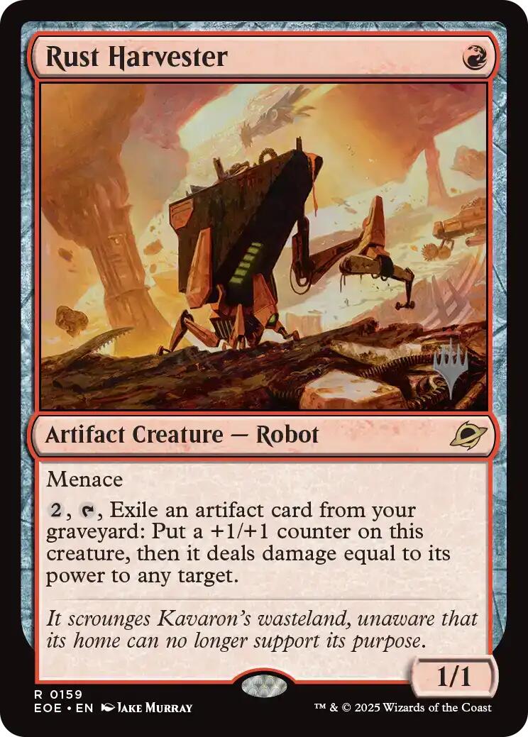 Rust Harvester [Edge of Eternities Promo Pack] | I Want That Stuff Brandon