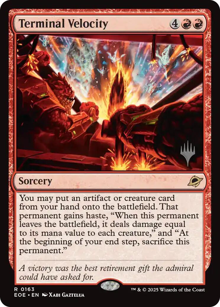 Terminal Velocity [Edge of Eternities Promo Pack] | I Want That Stuff Brandon