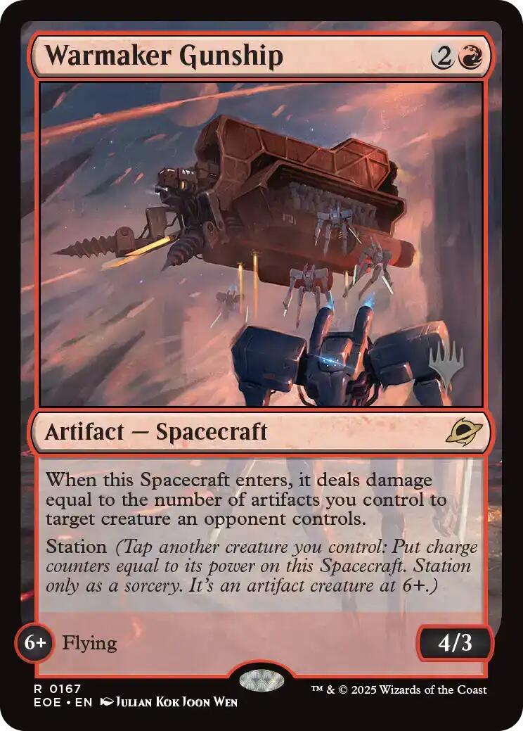 Warmaker Gunship [Edge of Eternities Promo Pack] | I Want That Stuff Brandon
