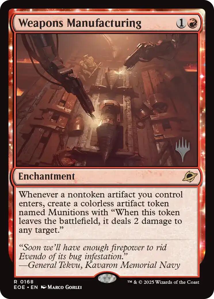 Weapons Manufacturing [Edge of Eternities Promo Pack] | I Want That Stuff Brandon