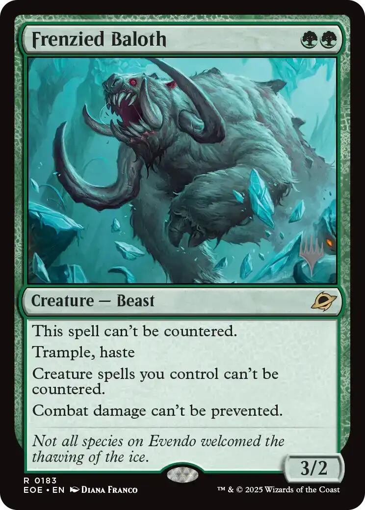 Frenzied Baloth [Edge of Eternities Promo Pack] | I Want That Stuff Brandon