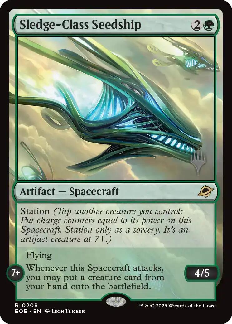 Sledge-Class Seedship [Edge of Eternities Promo Pack] | I Want That Stuff Brandon