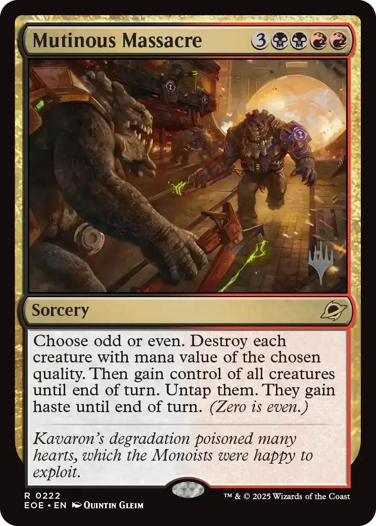 Mutinous Massacre [Edge of Eternities Promo Pack] | I Want That Stuff Brandon