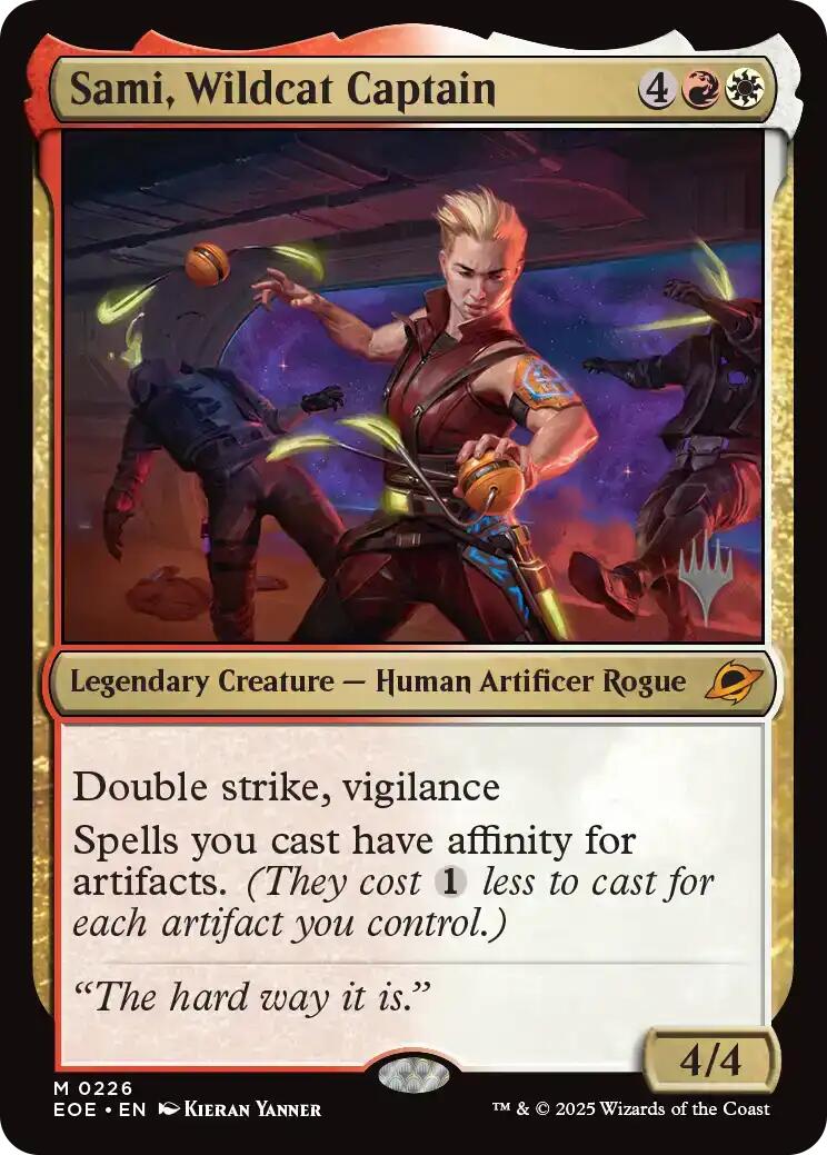 Sami, Wildcat Captain [Edge of Eternities Promo Pack] | I Want That Stuff Brandon