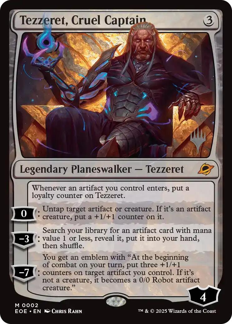 Tezzeret, Cruel Captain [Edge of Eternities Promo Pack] | I Want That Stuff Brandon