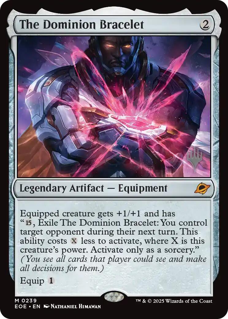 The Dominion Bracelet [Edge of Eternities Promo Pack] | I Want That Stuff Brandon