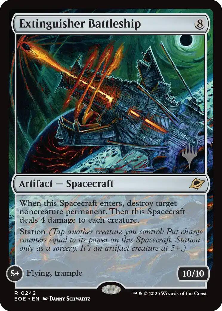 Extinguisher Battleship [Edge of Eternities Promo Pack] | I Want That Stuff Brandon