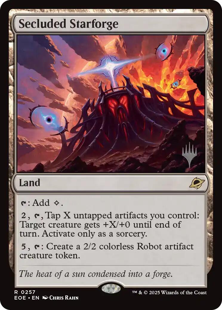 Secluded Starforge [Edge of Eternities Promo Pack] | I Want That Stuff Brandon